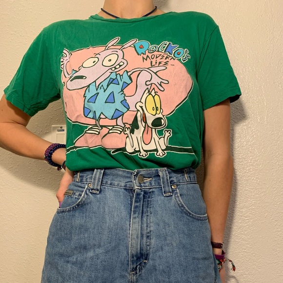 ❌❌SOLD❌❌ Vintage Rocko’s Modern Life T-Shirt - Picture 2 of 2